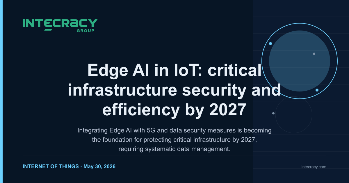 Edge AI in IoT: critical infrastructure security and efficiency by 2027 ...