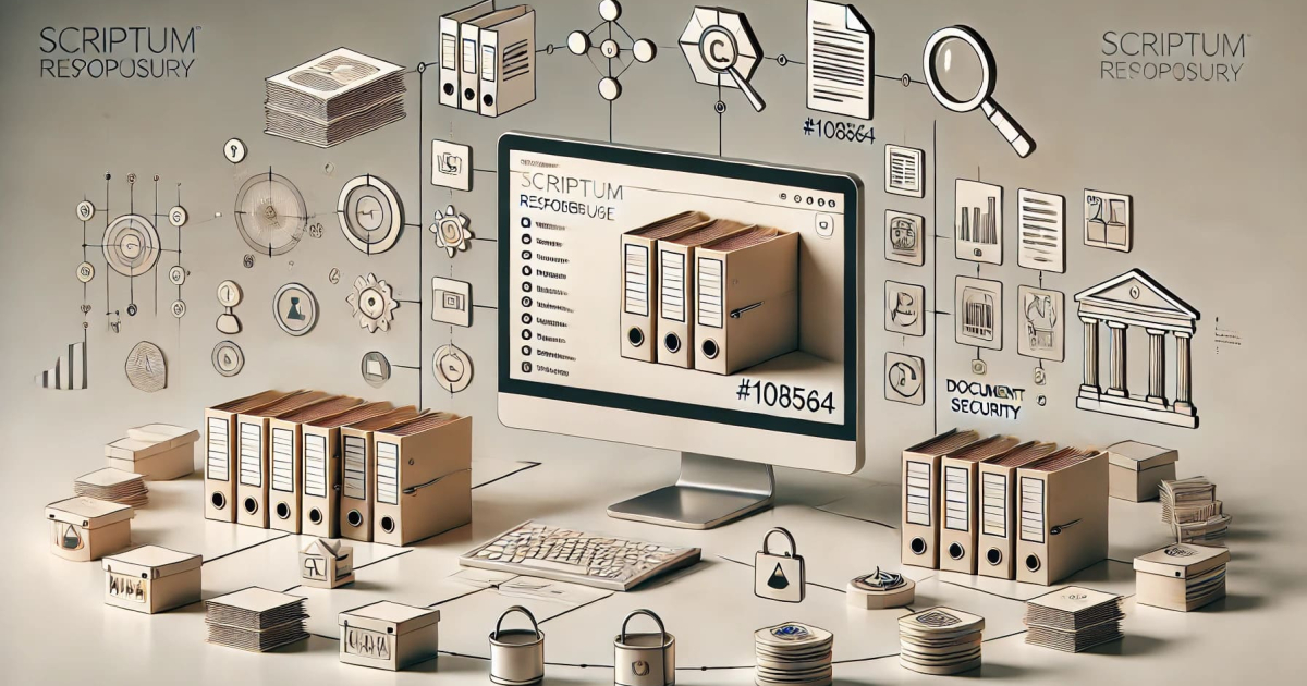 Using Scriptum Repository for Centralized Storage and Management of Electronic Documents